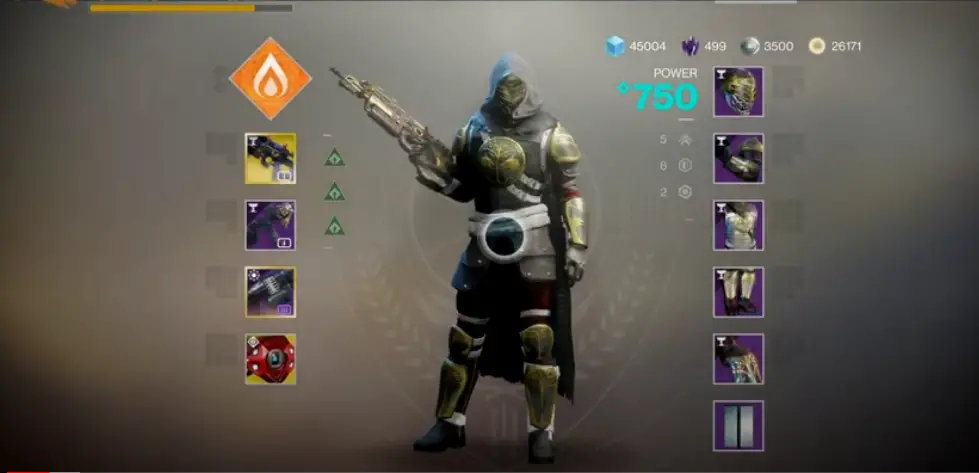 Iron Truage armor set in Destiny 2