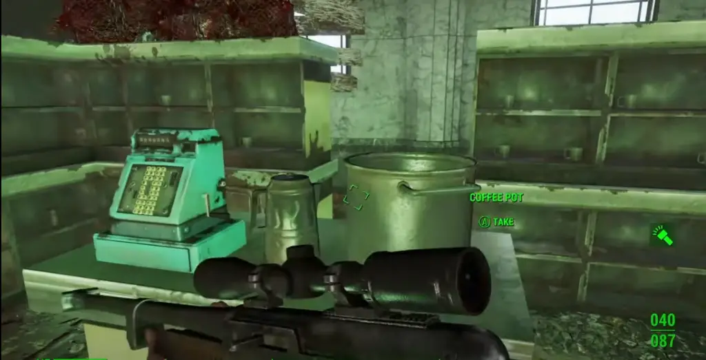 Searching for junk in Fallout 4